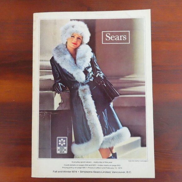 Sears Department Store Fall/Winter 1974 Catalog - Picture 1 of 16